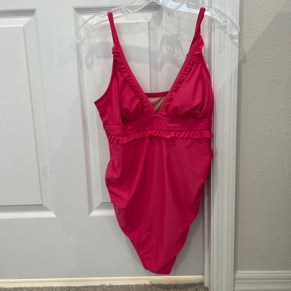 Hot Pink Maternity Swimsuit